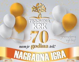 Trgovina Krk nagradna igra 2015: 70 nam je godina tek