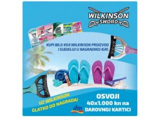 Wilkinson nagradna igra u dm-u za 40 dm darovnih kartica
