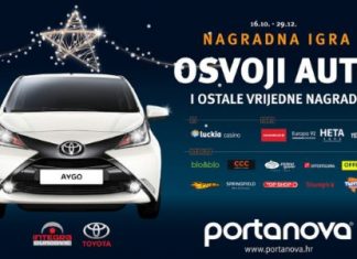 Portanova nagradna igra 2017 za automobil Toyota AYGO