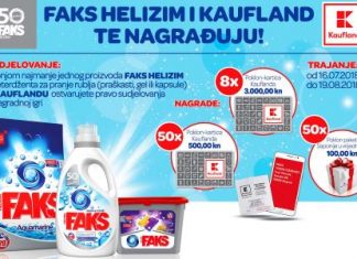 Saponia nagradna igra uz Faks Helizim u Kaufland trgovinama