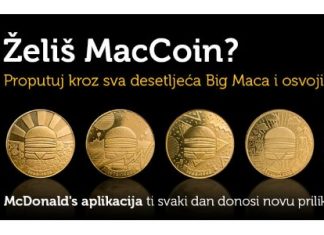 McDonald’s nagradna igra povodom 50 godina BigMaca: Osvoji MacCoine