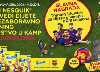 NESQUIK nagradna igra 2018: NESQUIK i FC Barcelona čine igru zanimljivijom