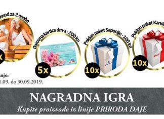Saponia nagradna igra: PRIRODNO BIRAMO PRIRODNO