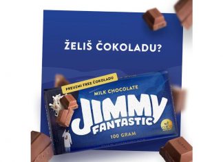 Nagradni natječaj za JIMMY FANTASTIC čokolade