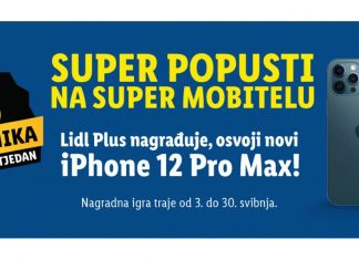 Lidl Plus nagradna igra 2021 za Iphone 12 Pro Max 256GB