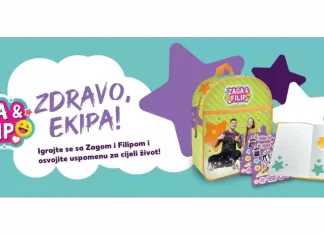 Kaufland logo i torba Zaga i Filip