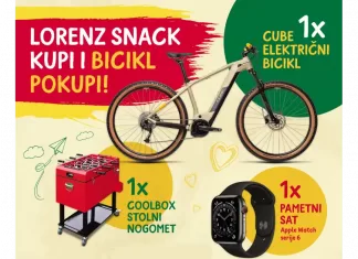 Nagrade u Lorenz nagradnoj igri: Performance električni bicikl, APPLE Watch S6 GPS i stolni nogomet