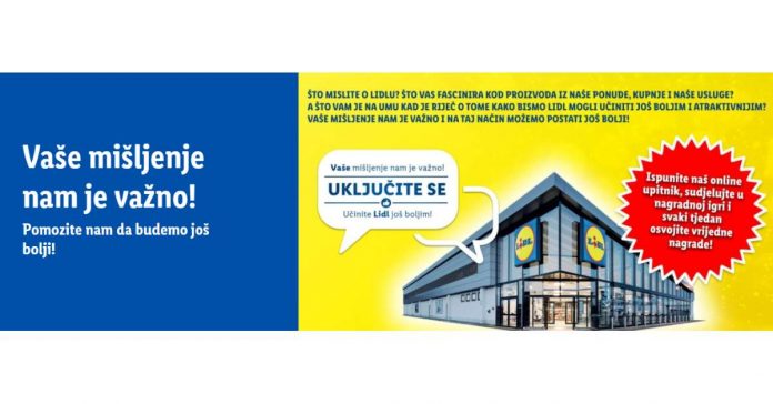 Lidl nagradna igra - Učini Lidl još boljim rujan