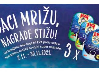 Eva nagradna igra 2021: Baci mrižu, nagrade stižu!