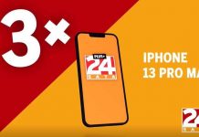 Nagradna igra 24sata za pretplatnike za iPhone 13