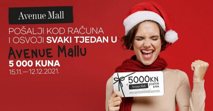 Velika božićna Avenue Mall nagradna igra 2021