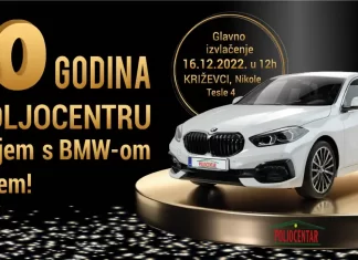 Poljocentar nagradna igra 2022: Za 30. rođendan automobil BMW 118 i Advantage