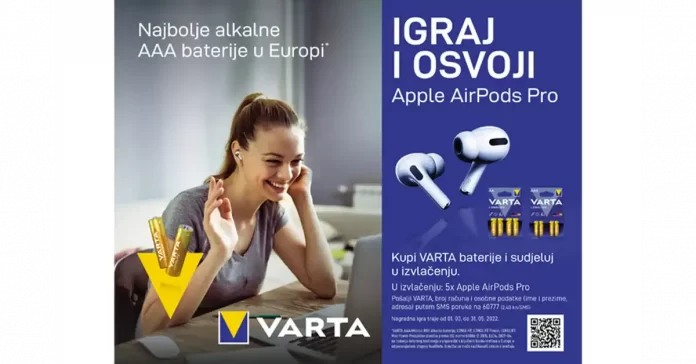 varta nagradna igra 2022 za apple airpods pro