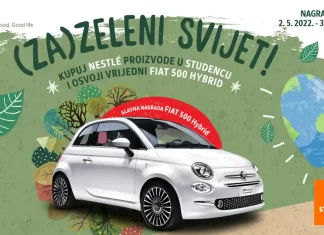 Nestle nagradna igra 2022 u Studenac trgovinama za Fiat 500 automobil: (Za)zeleni svijet!