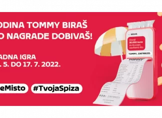Tommy nagradna igra: 30 godina Tommy biraš i zato nagrade dobivaš!