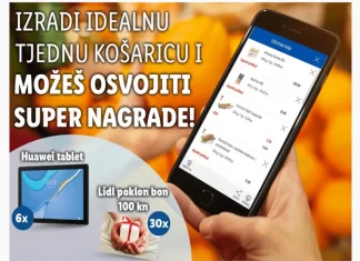 Besplatna Lidl nagradna igra: Uz Lidl digitalnu košaricu do tableta i poklon bonova