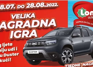 Lonia nagradna igra 2022: Ovog ljeta u Loniju uđi i Daciju Duster vozi kući