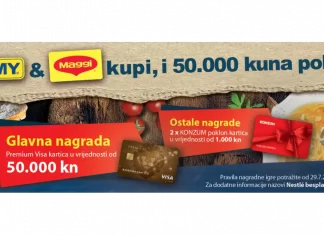 Nestle nagradna igra 2022: THOMY i MAGGI kupi i 50.000 kuna pokupi!