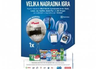 Velika P&G nagradna igra uz Ariel, Ambi Pur, Dash, Lenor, Jar, Swiffer i Mr. Proper