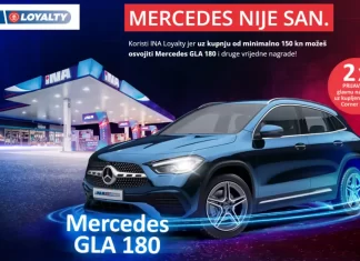 INA nagradna igra: INA Loyalty skeniraj i osvoji automobil Mercedes GLA 180