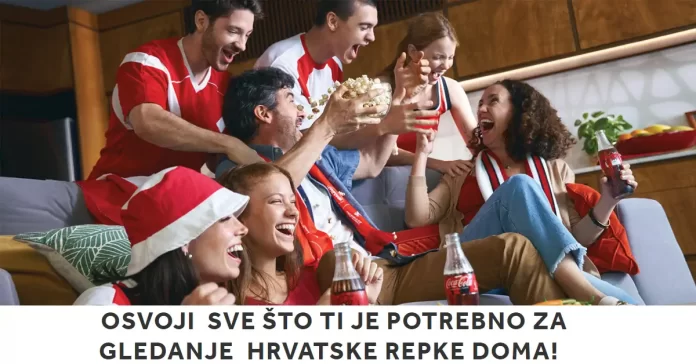 Plodine i Coca-Cola nagradna igra 2022: Osvoji sve što ti je potrebno za gledanje Hrvatske repke doma!