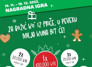 Pevex nagradna igra: Za Božić ko’ iz priče, u Pevexu milja kuna bit će!