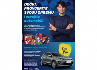 P&G nagradna igra uz Gillette, Head & Shoulders i Old Spice za automobil KIA RIO NEW