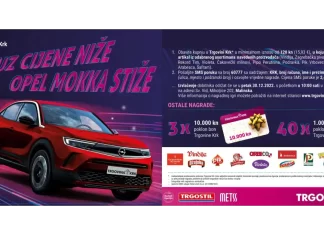Trgovina Krk nagrađuje: Uz cijene niže automobil Opel Mokka stiže!