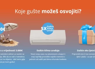 Daikin ljetna nagradna igra: Baš po tvom guštu!