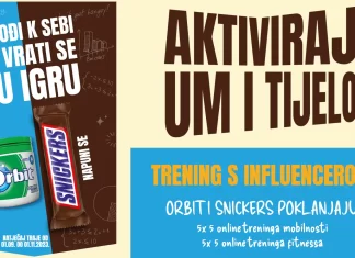 Snickers i Orbit: Aktiviraj svoj um i tijelo