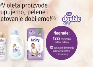 Violeta nagradna igra: Violeta proizvode kupujemo, pelene i ljetovanje dobijemo!