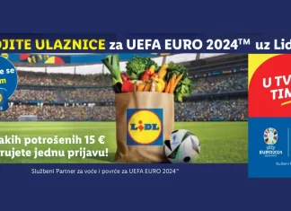 Lidl nagradna igra: Osvojite ulaznice za grupnu fazu UEFA EURO 2024 uz Lidl Plus Lidl nagradna igra za EURO 2024
