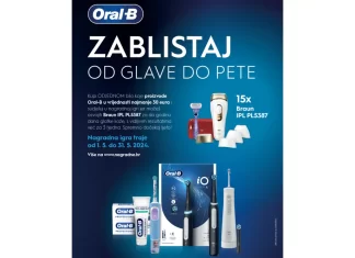 Oral-B nagradna igra za 15 BRAUN IPL uređaja u BIPI