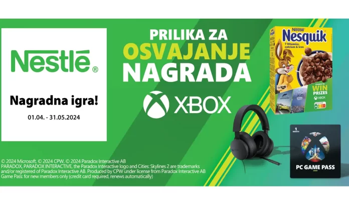 Nestle nagradni natječaj za XBOX nagrade!