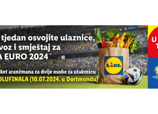 Lidl nagradna igra za ulaznice za eliminacijsku fazu UEFA EURO 2024!