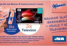 Manner nagradna igra na INA-i za televizore