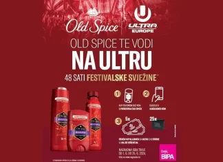 Old Spice nagradna igra: Old Spice te vodi na Ultru! Old Spice nagradna igra u BIPI za ulaznice za Ultra 2024