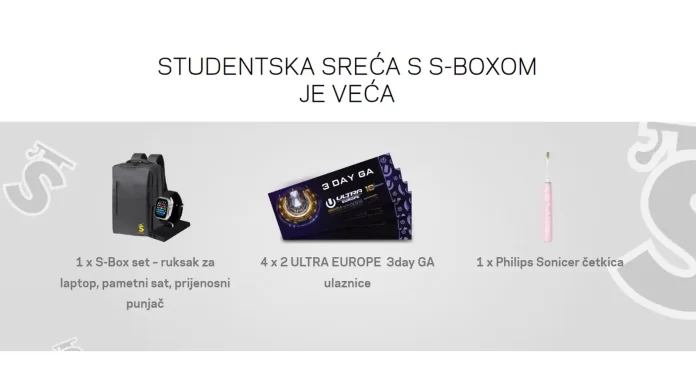 S-Box nagradna igra: Studentska sreća s S-Boxom je veća!