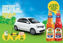 Somersby nagradna igra 2024 za automobil Renault Twingo