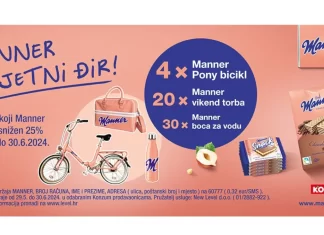 Manner nagradna igra 2024: Manner ljetni đir