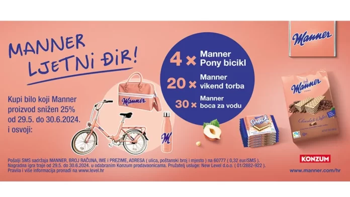 Manner nagradna igra 2024: Manner ljetni đir