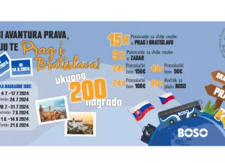 BOSO nagradna igra: U Bosi avantura prava. Čekaju te Prag i Bratislava!