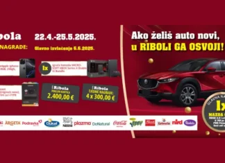 Ribola nagradna igra 2025: Ako želiš auto novi, u RIBOLI GA OSVOJI!