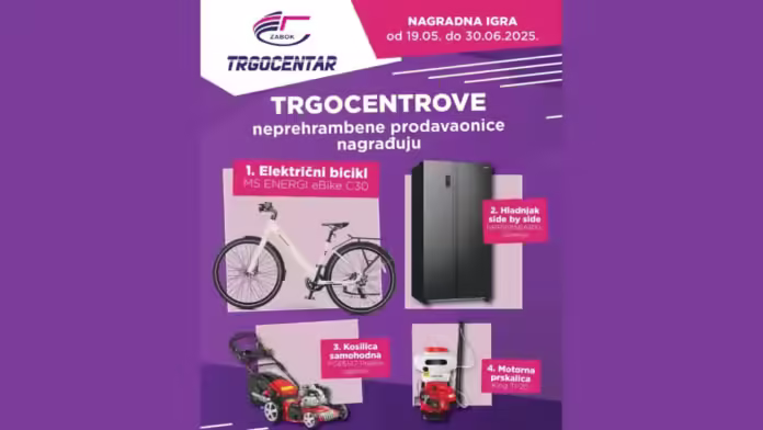 Trgocentar nagradna igra: Trgocentar prodavaonice nagrađuju!
