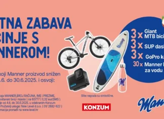 Manner nagradna igra 2025: Ljetna zabava počinje s Mannerom!