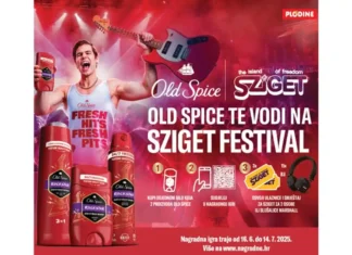Old Spice nagradna igra: Old Spice te vodi na Sziget festival!