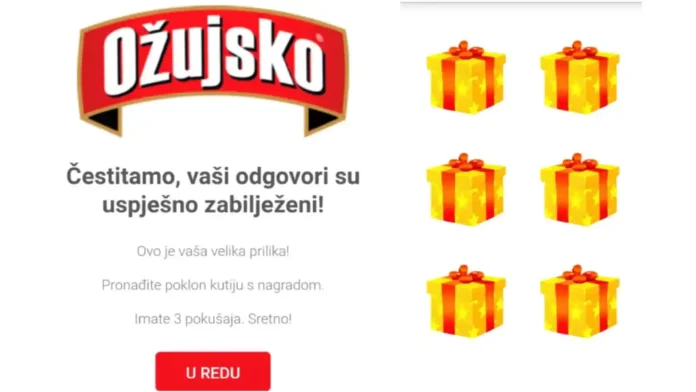 Priopćenje Ožujskog: Lažna nagradna igra!