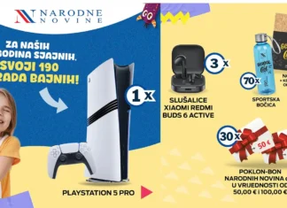 Narodne novine nagradna igra 2025: Osvoji jednu od 190 nagrada