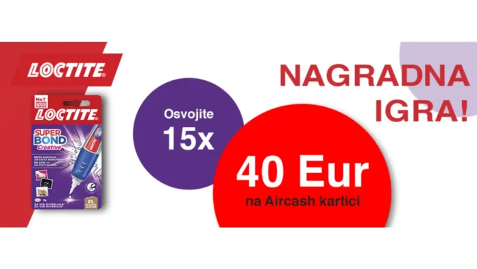 BIPA i LOCTITE nagradna igra: Osvoji 40€ na darovnoj kartici!