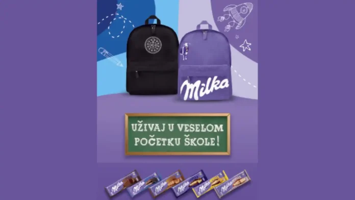 Milka promotivna aktivnost za Milka i Oreo ruksake